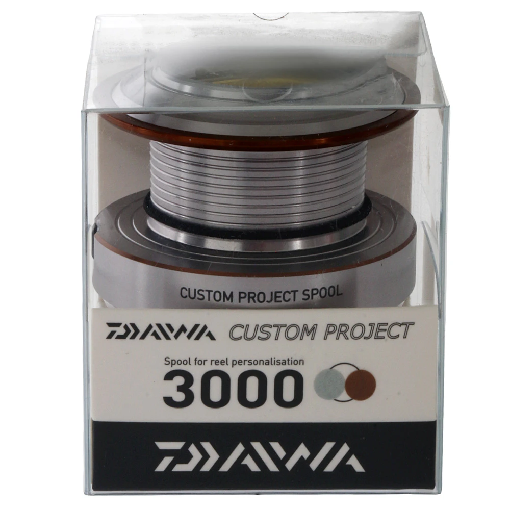 Daiwa Custom Project Spool For 3000A Spinning Reels Silver Copper 7kg 3 Daiwa Custom Project Spool For 3000A Spinning Reels Silver Copper 7kg