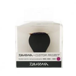 Daiwa Custom Project Medium EVA Reel Handle Knob For 2500-3000 Spinning Reels Purple