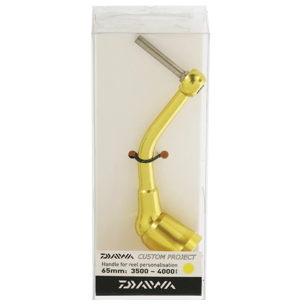 Daiwa Custom Project 65mm Swept Spinning Reel Handle Lime 3 Daiwa Custom Project 65mm Swept Spinning Reel Handle Lime