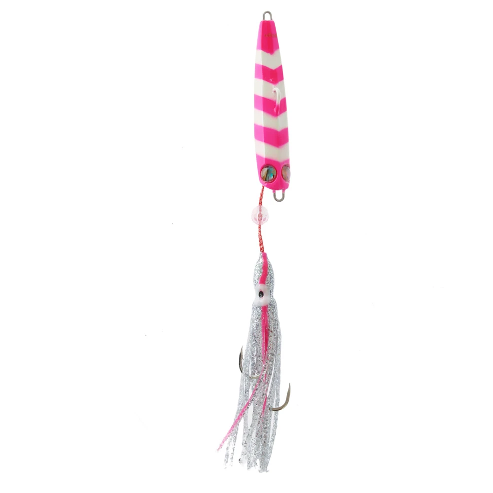 Daiwa Pirates Inchiku Jig 80g Pink Stripe 7 Daiwa Pirates Inchiku Jig 80g Pink Stripe - Image 5