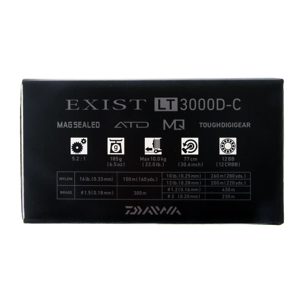 Daiwa 18 Exist LT 3000 Spinning Softbait Reel 4 Daiwa 18 Exist LT 3000 Spinning Softbait Reel - Image 2