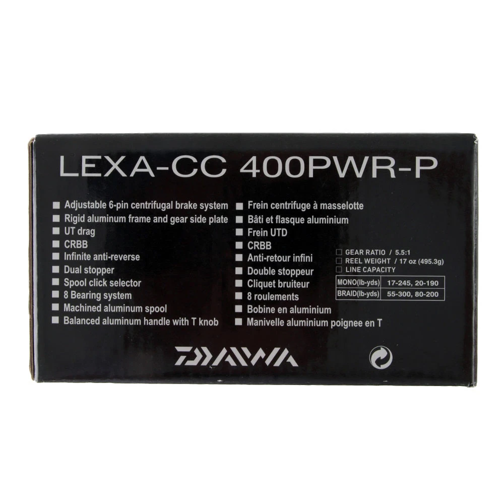 Daiwa Lexa 400CC PWR-P Baitcaster Reel 4 Daiwa Lexa 400CC PWR-P Baitcaster Reel - Image 2