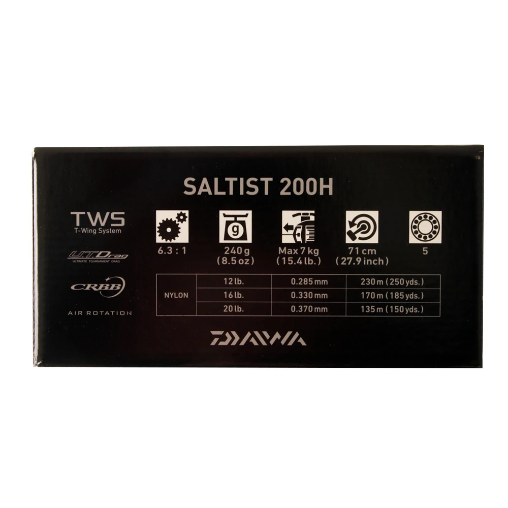 Daiwa Saltist SJ 200H Baitcaster Reel 4 Daiwa Saltist SJ 200H Baitcaster Reel - Image 2