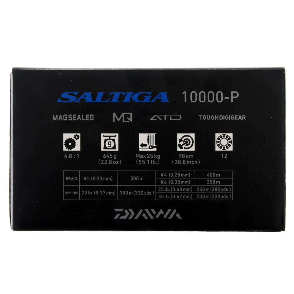 Daiwa 20 Saltiga 10000-P Spinning Reel 4 Daiwa 20 Saltiga 10000-P Spinning Reel - Image 2