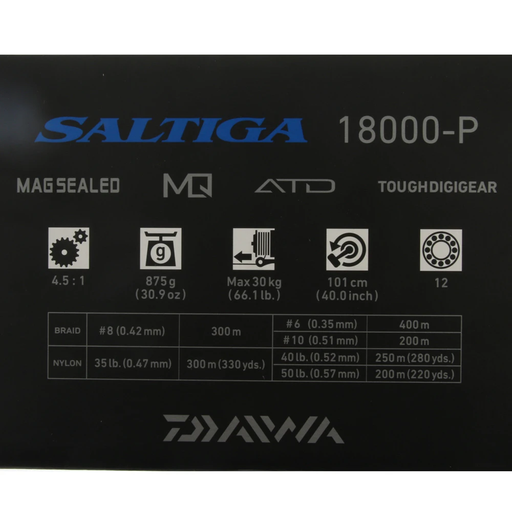 Daiwa 20 Saltiga (G) 18000-P Spinning Reel 4 Daiwa 20 Saltiga (G) 18000-P Spinning Reel - Image 2