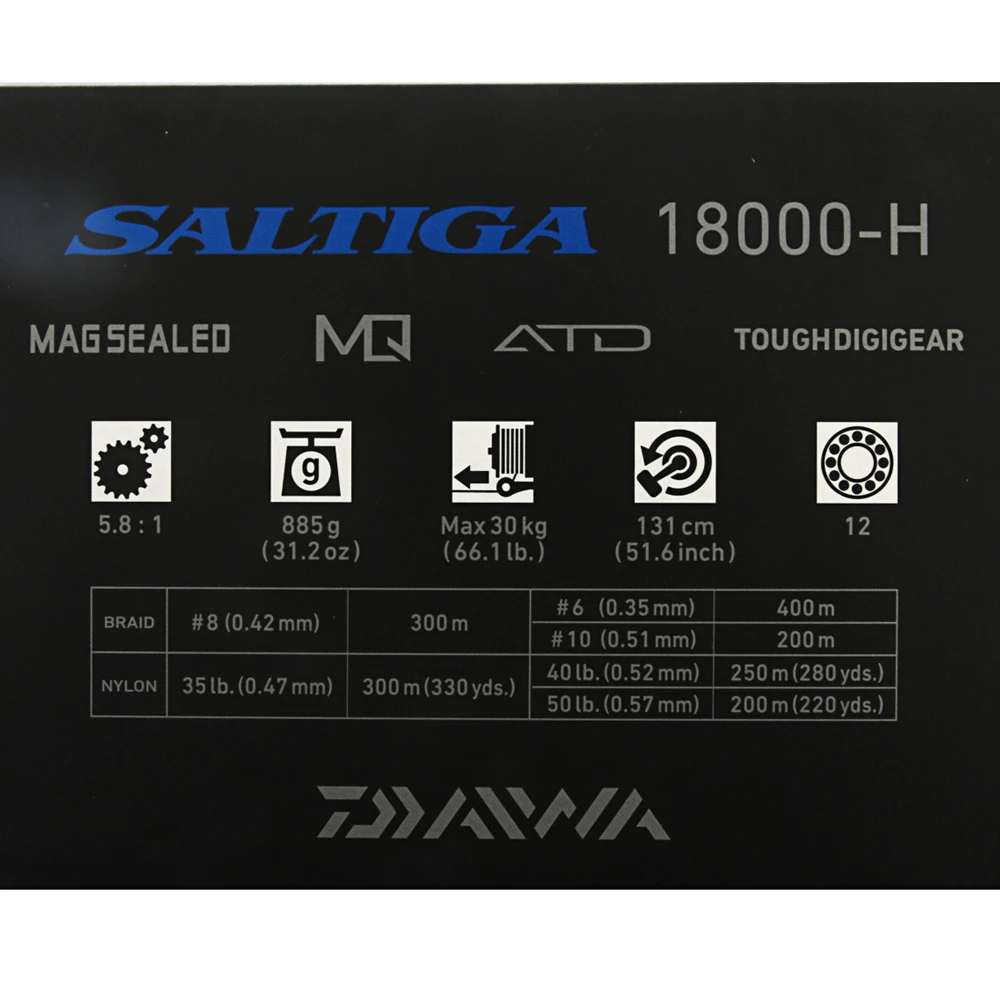 Daiwa 20 Saltiga (G) 18000-H Spinning Reel 4 Daiwa 20 Saltiga (G) 18000-H Spinning Reel - Image 2