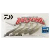 Daiwa BaitJunkie Grub Soft Bait 8.8cm Qty 5 Grey Nomad Glow -Deals Catch And Reel Store 153217 2 n