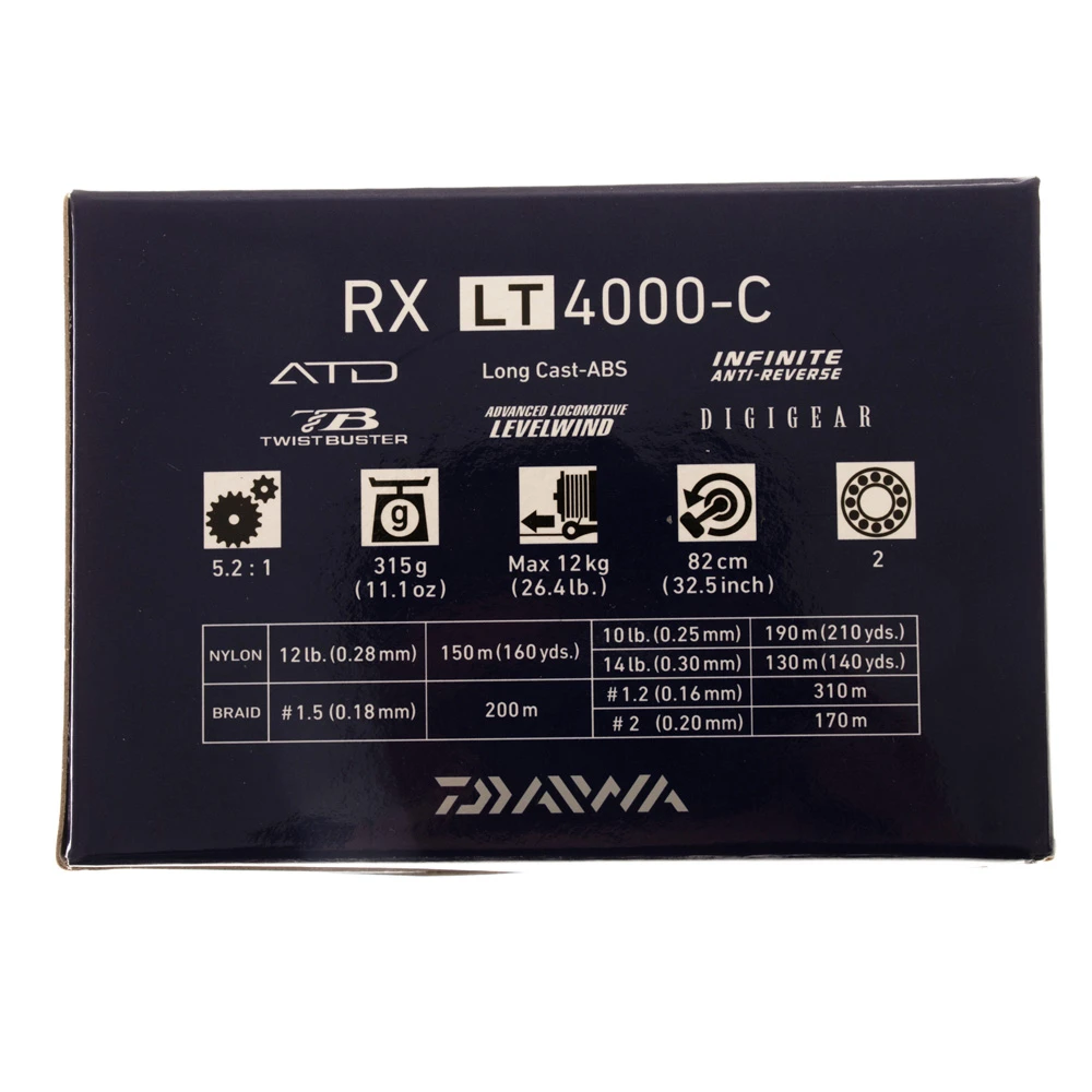 Daiwa RX LT 4000 Light Tackle Spinning Reel 4 Daiwa RX LT 4000 Light Tackle Spinning Reel - Image 2