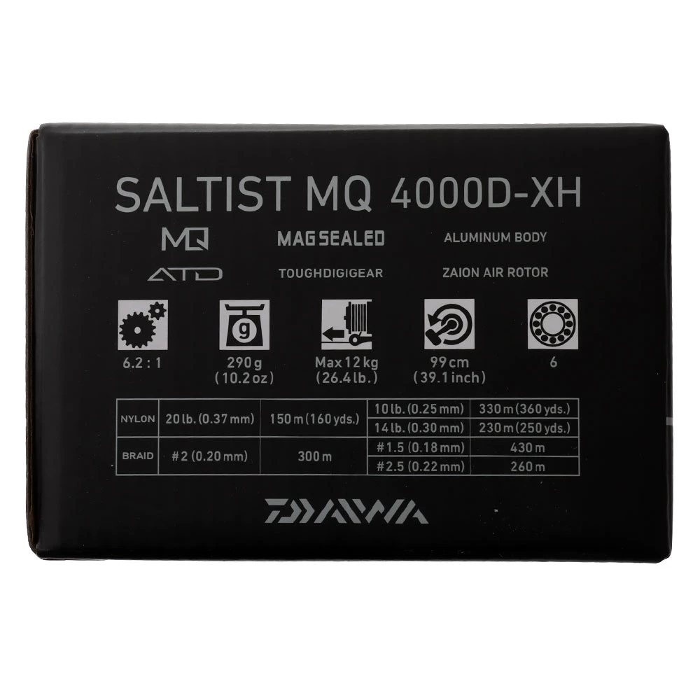 Daiwa Saltist MQ 4000D-XH Light Tackle Spinning Reel 4 Daiwa Saltist MQ 4000D-XH Light Tackle Spinning Reel - Image 2