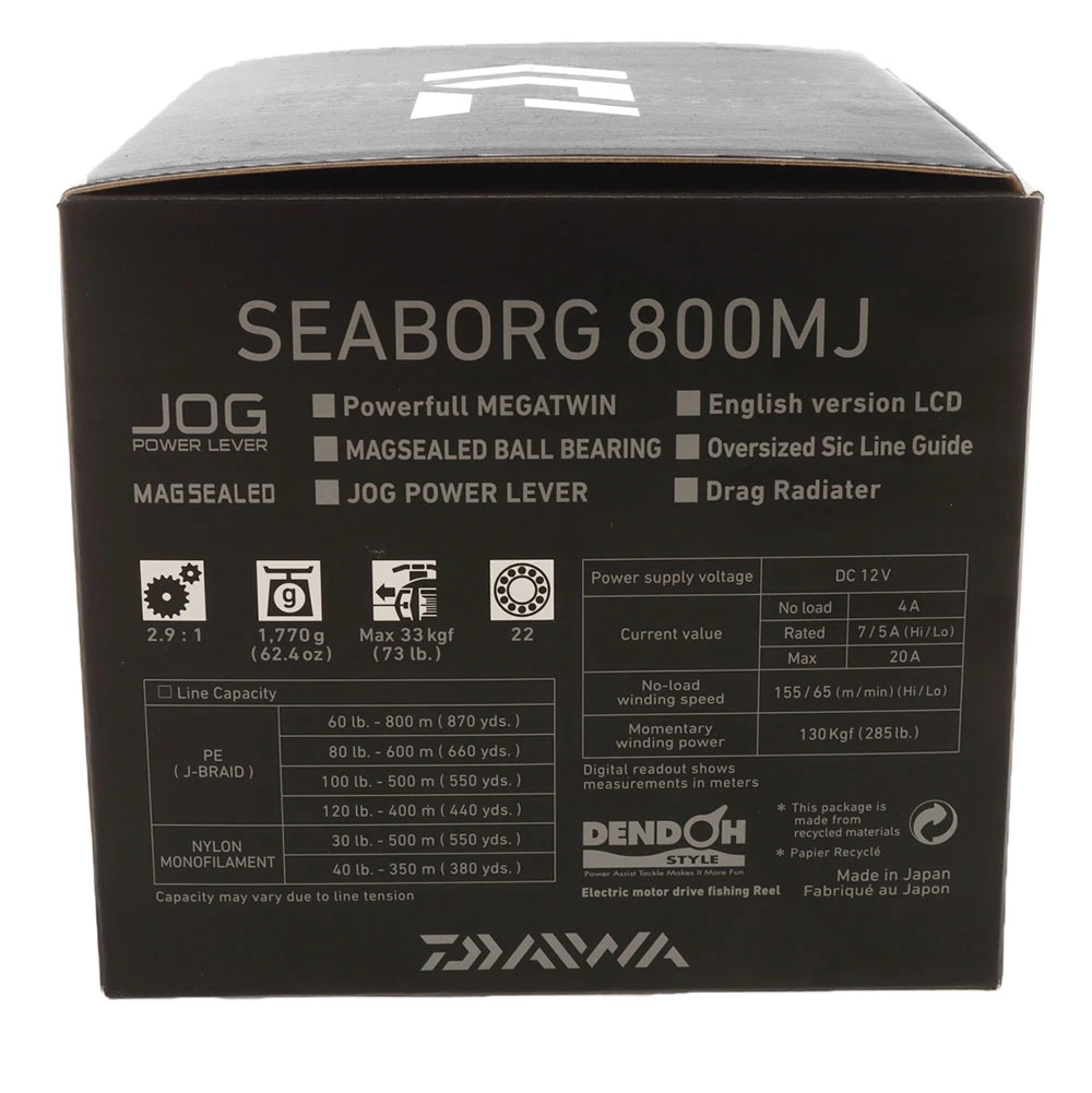 Daiwa Seaborg 800MJ Electric Reel 4 Daiwa Seaborg 800MJ Electric Reel - Image 2