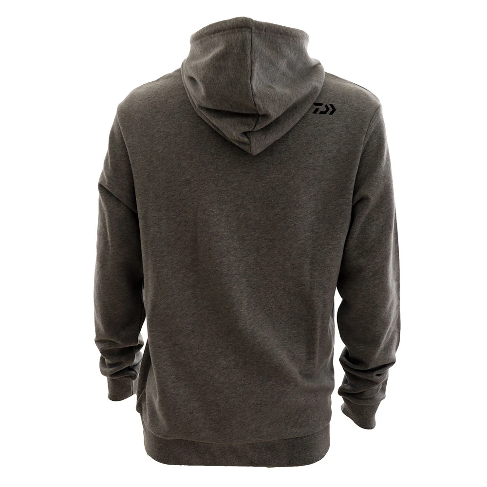 Daiwa D-Vec Mens Hoodie Grey Marle 4 Daiwa D-Vec Mens Hoodie Grey Marle - Image 2