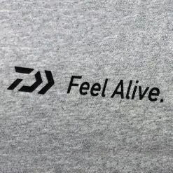 Daiwa Feel Alive Mens T-Shirt Grey Marle -Deals Catch And Reel Store 179022 4 n y