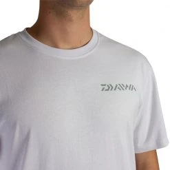 Daiwa Logo Mens T-Shirt White -Deals Catch And Reel Store 179050 8 n y