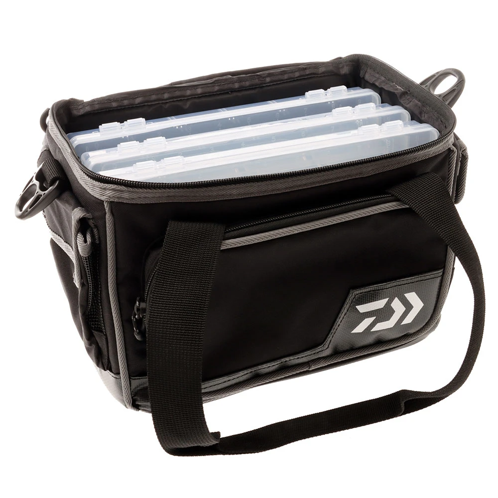 Daiwa TA-30021 Tackle Bag With 3 Tackle Boxes Medium 4 Daiwa TA-30021 Tackle Bag With 3 Tackle Boxes Medium - Image 2