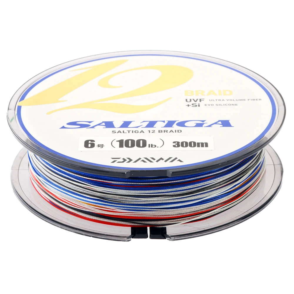 Daiwa Saltiga X12 Multi-Colour Braid 300m 100lb 3 Daiwa Saltiga X12 Multi-Colour Braid 300m 100lb