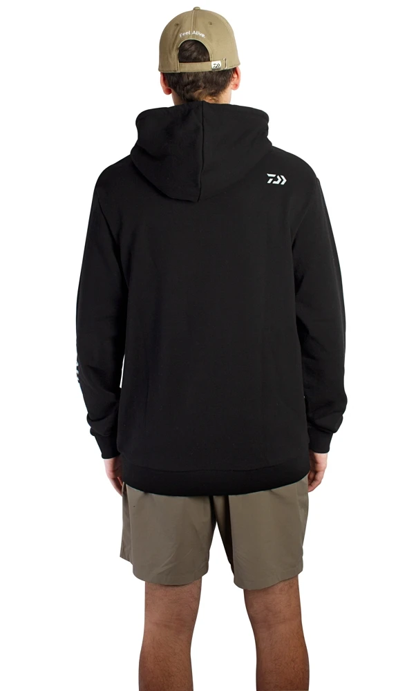 Daiwa D-Vec Mens Hoodie Black 4 Daiwa D-Vec Mens Hoodie Black - Image 3