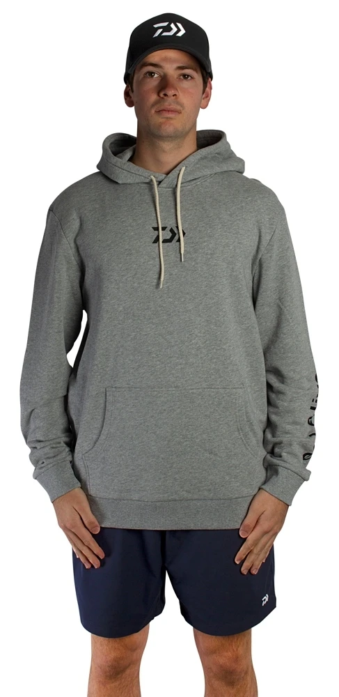 Daiwa D-Vec Mens Hoodie Grey Marle 8 Daiwa D-Vec Mens Hoodie Grey Marle - Image 6