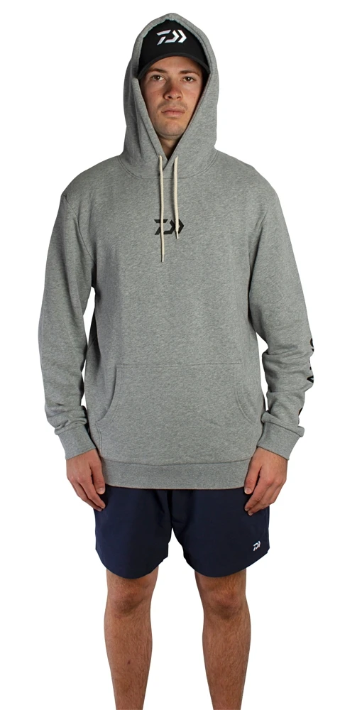 Daiwa D-Vec Mens Hoodie Grey Marle 9 Daiwa D-Vec Mens Hoodie Grey Marle - Image 7