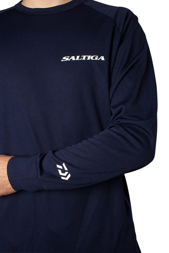Daiwa Saltiga UPF Mens Long Sleeve Fishing Shirt Navy 10 Daiwa Saltiga UPF Mens Long Sleeve Fishing Shirt Navy - Image 8