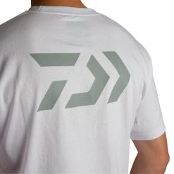 Daiwa Logo Mens T-Shirt White -Deals Catch And Reel Store dafacn086wh 5